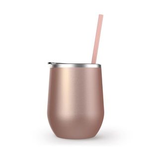 Rose Gold Wine Tumbler, Maars Drinkware new in box